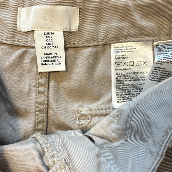 H&M cotton wide leg cargos. - Picture 7 of 8